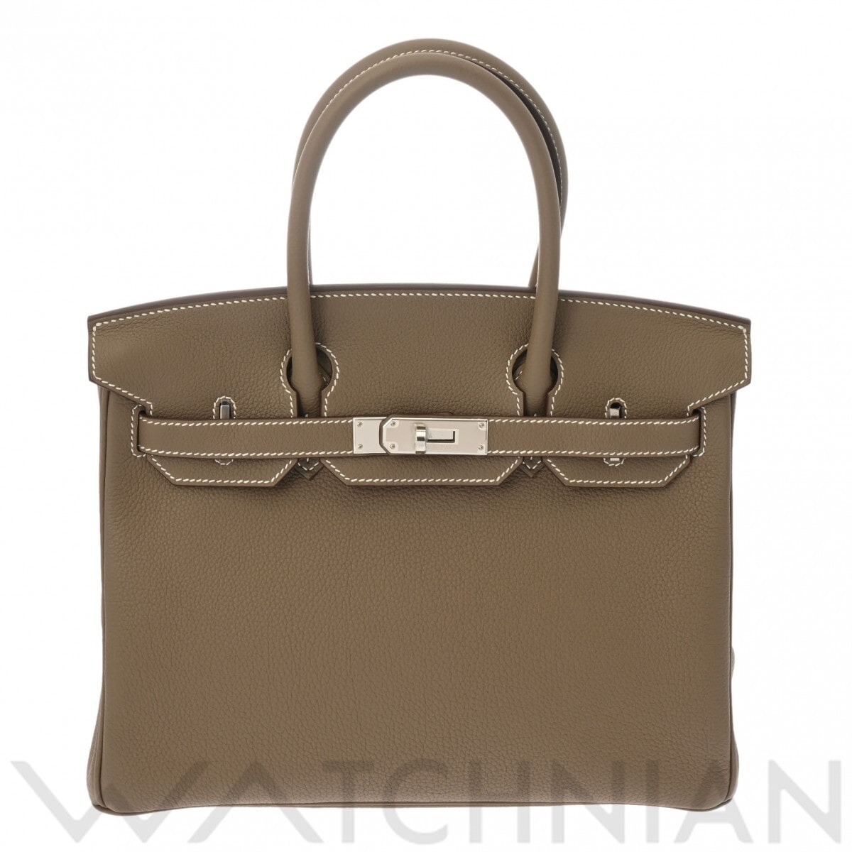 エルメス バーキン 30 エトゥープ/パラジウム金具 トゴ レディース バッグ 【未使用】【bag】