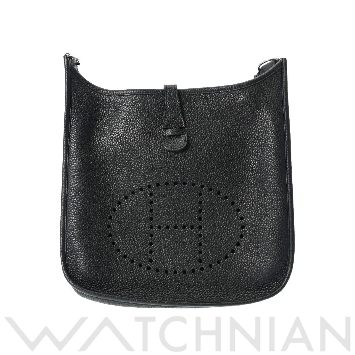 エルメス エヴリン3 PM ブラック/パラジウム金具 トリヨンクレマンス ユニセックス バッグ 【中古】【bag】