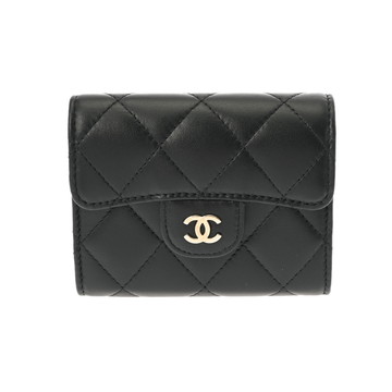 シャネル マトラッセ チェーンクラッチ ブラック AP0238 ラムスキン レディース バッグ 【未使用】【bag】