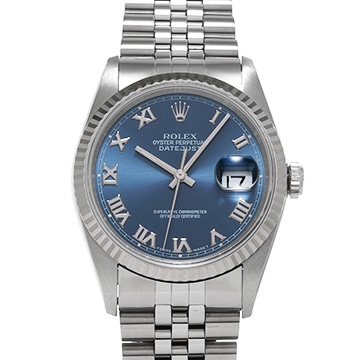 ロレックス デイトジャスト 16234 ブルー メンズ 時計 【中古】【wristwatch】