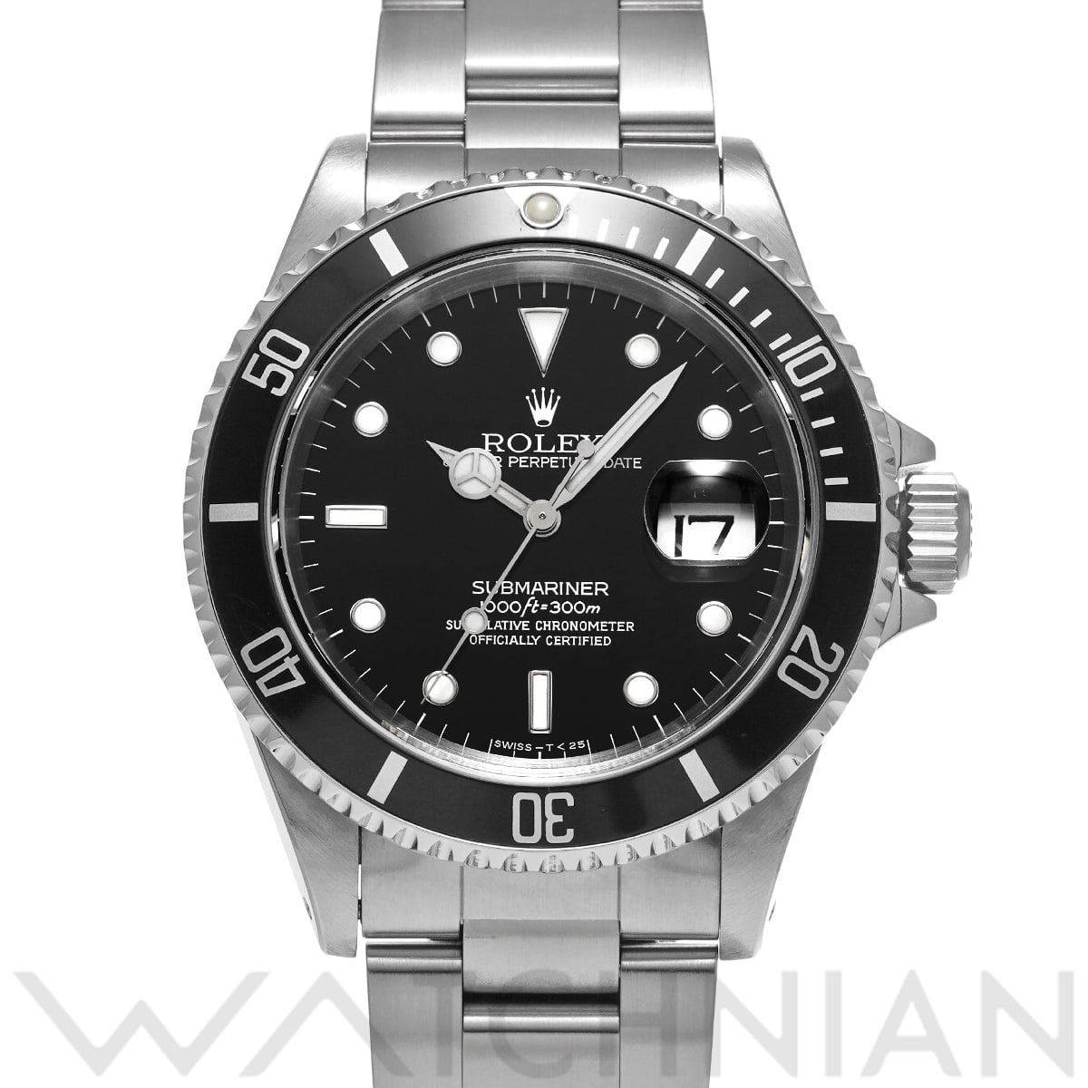 ロレックス サブマリーナ デイト 16610 ブラック メンズ 時計 【中古】【wristwatch】