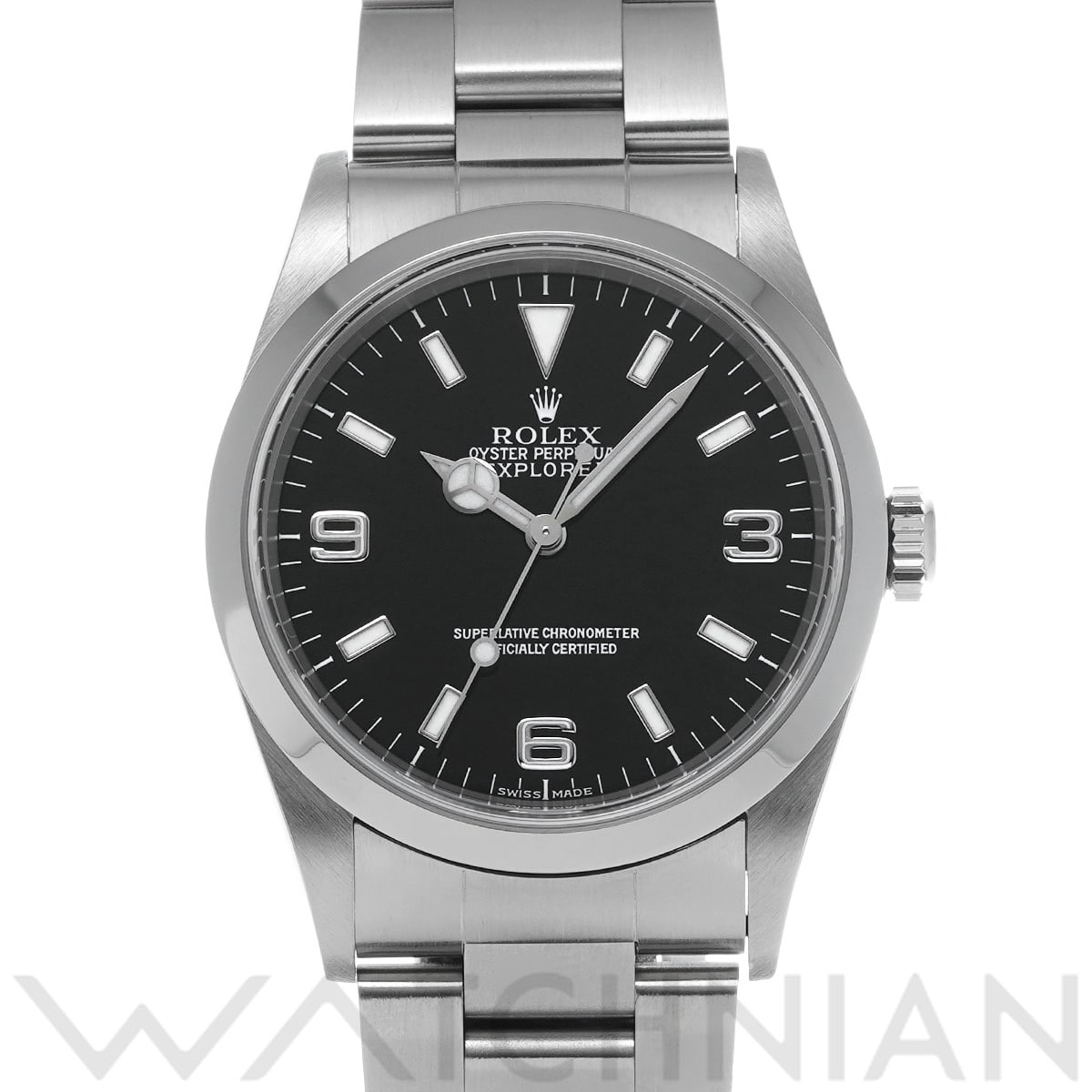 ロレックス エクスプローラー 14270 ブラック メンズ 時計 【中古】【wristwatch】