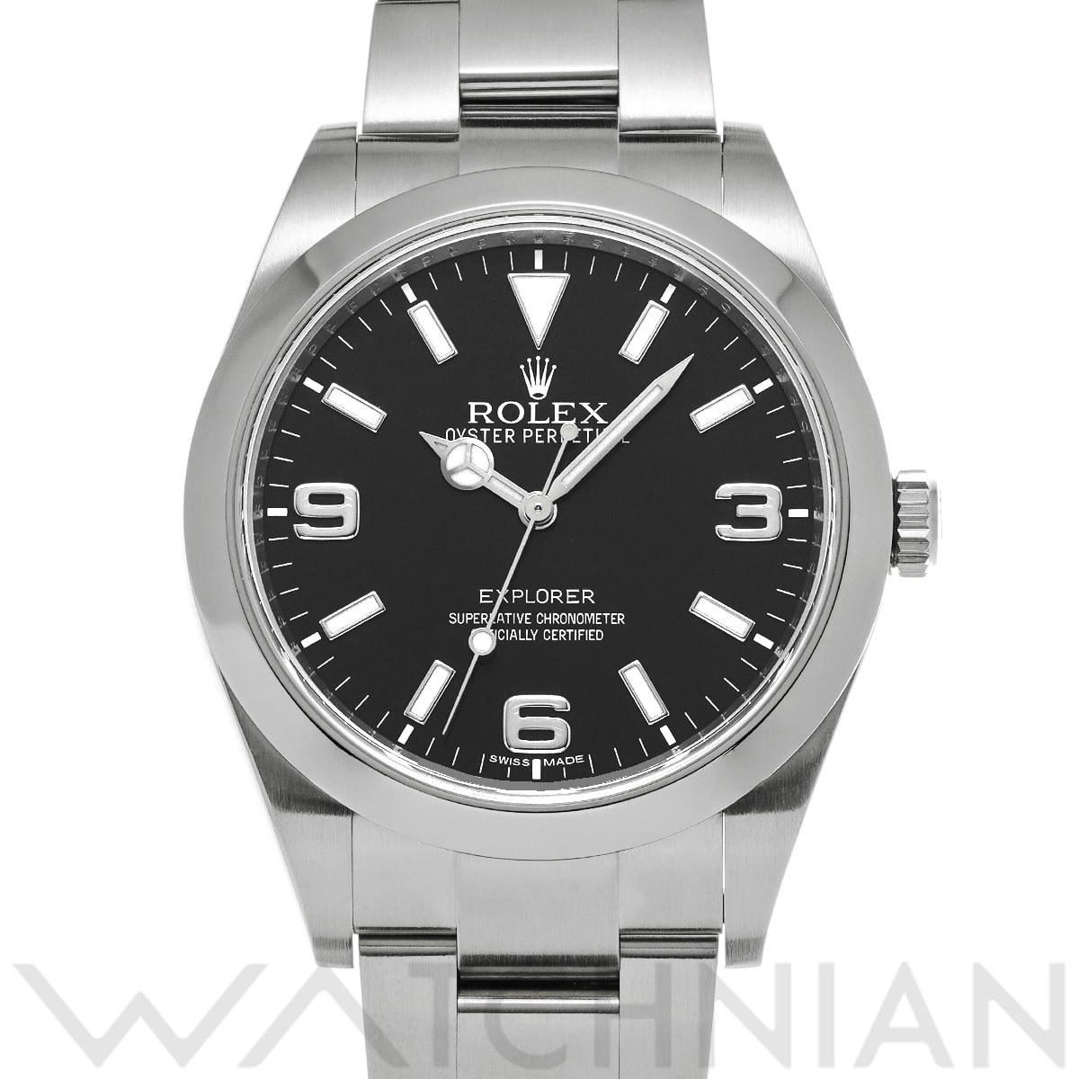 ロレックス エクスプローラー 214270 ブラック メンズ 時計 【中古】【wristwatch】