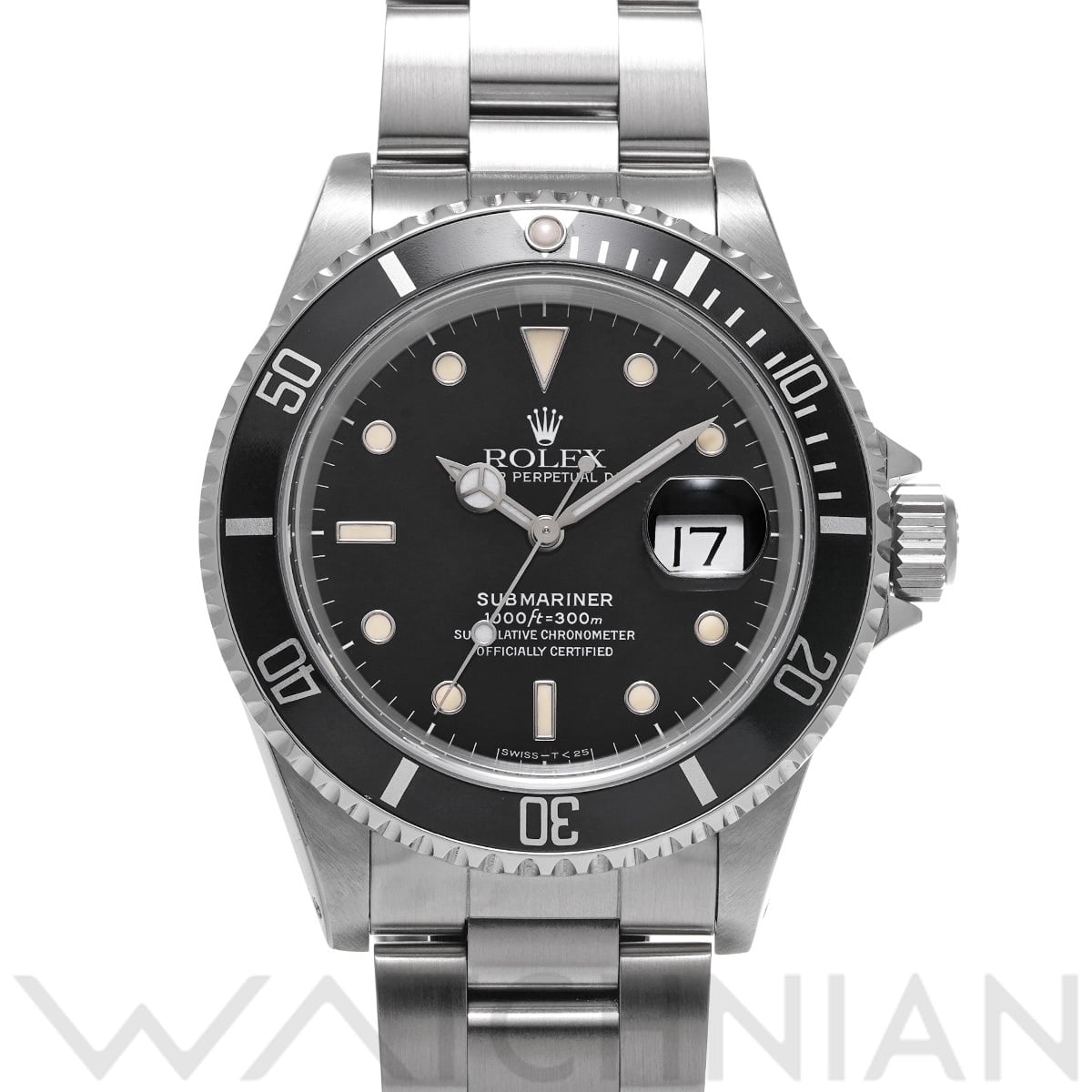 ロレックス サブマリーナ デイト 16610 ブラック メンズ 時計 【中古】【wristwatch】