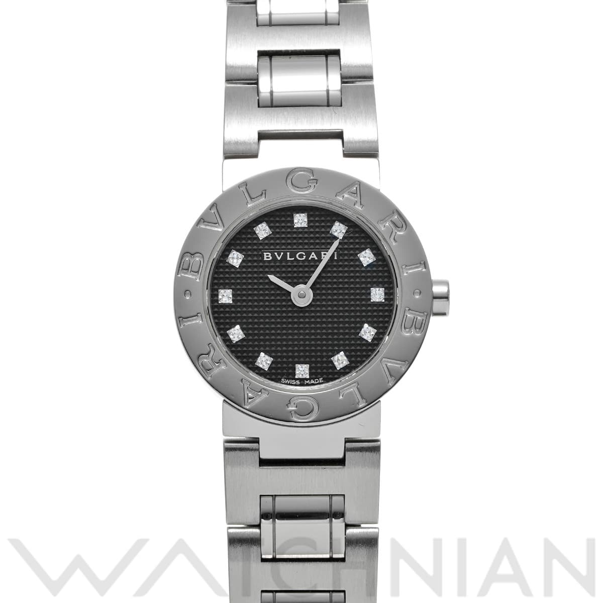 ブルガリ ブルガリブルガリ BB23BSS ブラック/ダイヤモンド レディース 時計 【中古】【wristwatch】