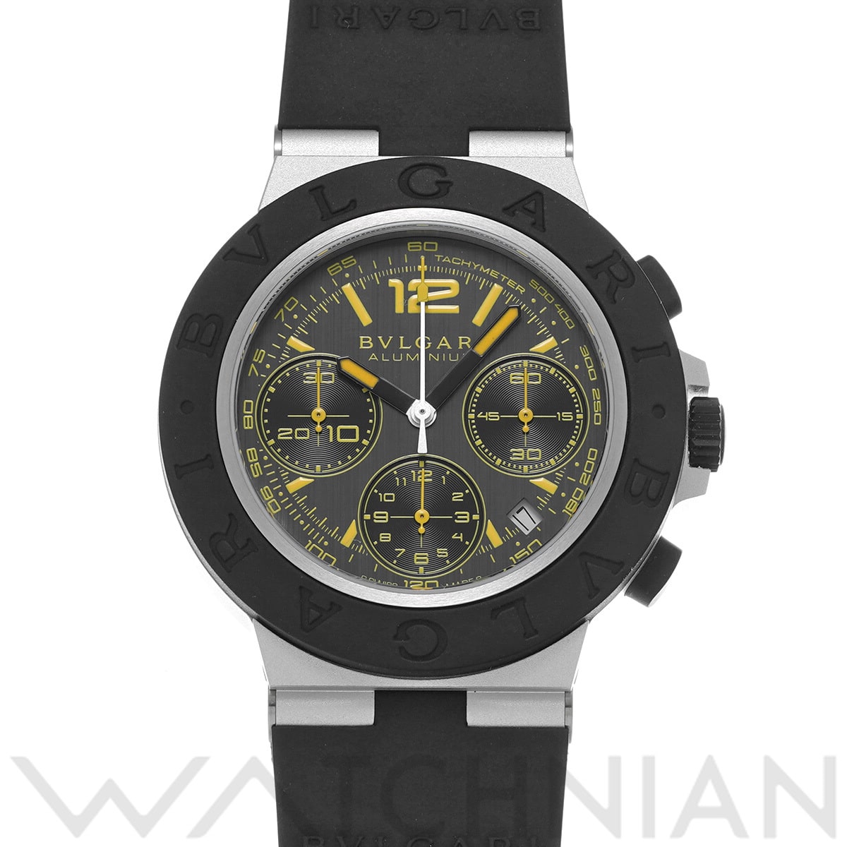 ブルガリ アルミニウム グランツーリスモ BB41ATCH グレー メンズ 時計 【中古】【wristwatch】