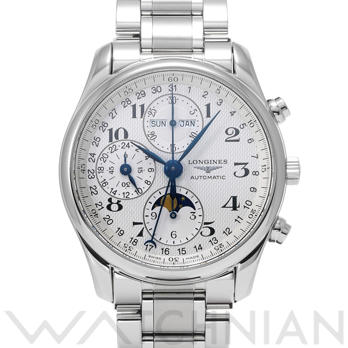 ロンジン マスターコレクション L2.673.4.78.6 シルバー メンズ 時計 【中古】【wristwatch】