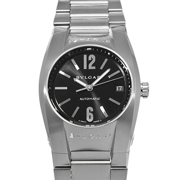 ブルガリ エルゴン EG35S ブラック メンズ 時計 【中古】【wristwatch】