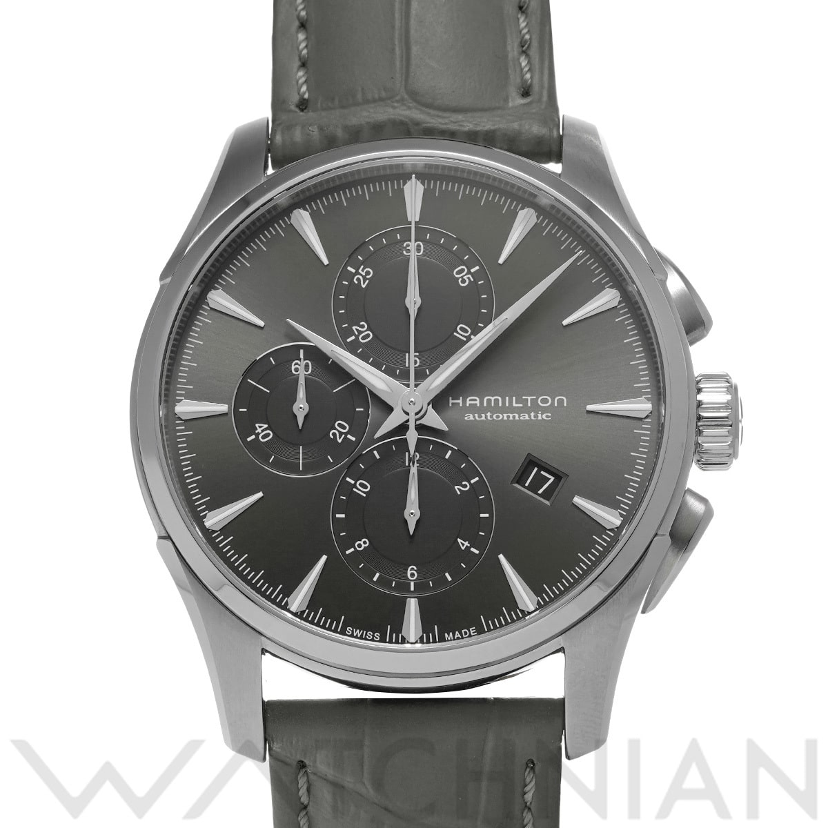 ハミルトン ジャズマスター オート クロノ H32586881 グレー メンズ 時計 【中古】【wristwatch】