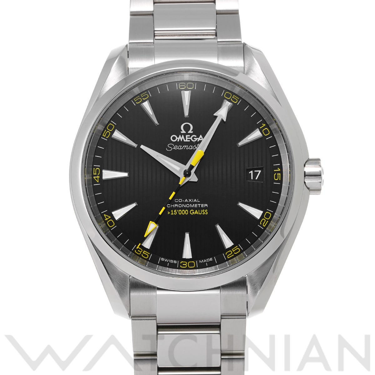 オメガ シーマスター アクアテラ コーアクシャル 15,000ガウス 231.10.42.21.01.002 ブラック メンズ 時計 【中古】【wristwatch】