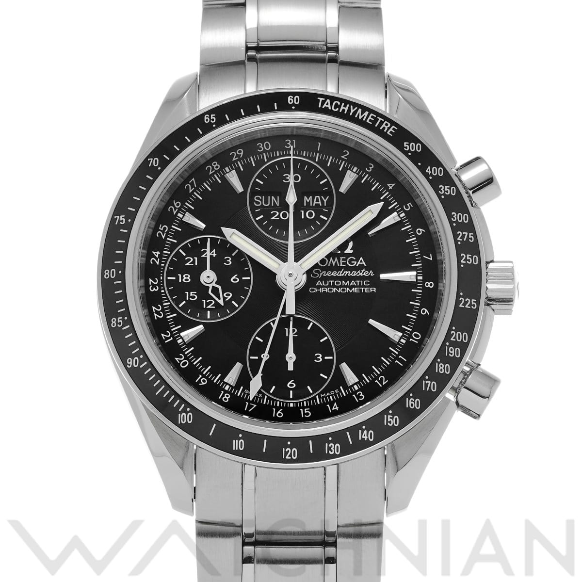 オメガ スピードマスター トリプルカレンダー 3220.50 ブラック メンズ 時計 【中古】【wristwatch】