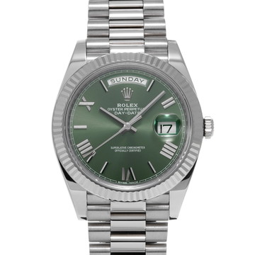 ロレックス デイデイト 40 228239 オリーブグリーン メンズ 時計 【中古】【wristwatch】