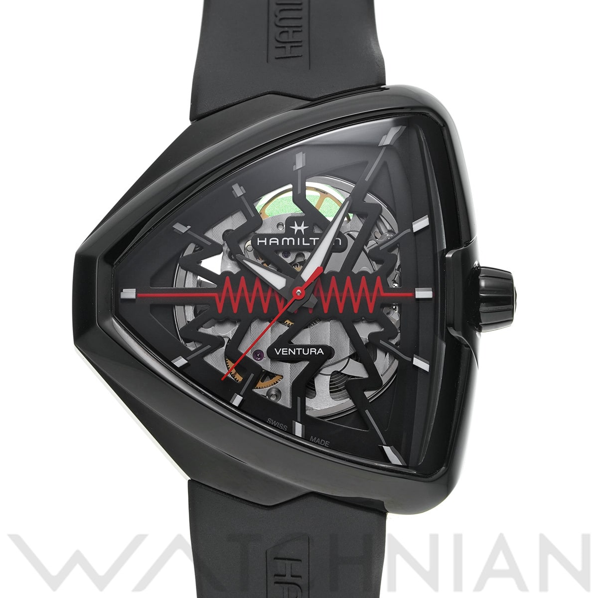 ハミルトン ベンチュラ Elvis80 スケルトン オート H24535331 スケルトン メンズ 時計 【中古】【wristwatch】