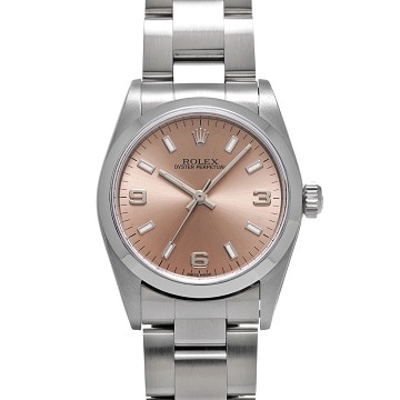 ロレックス オイスターパーペチュアル 77080 ピンク ユニセックス 時計 【中古】【wristwatch】
