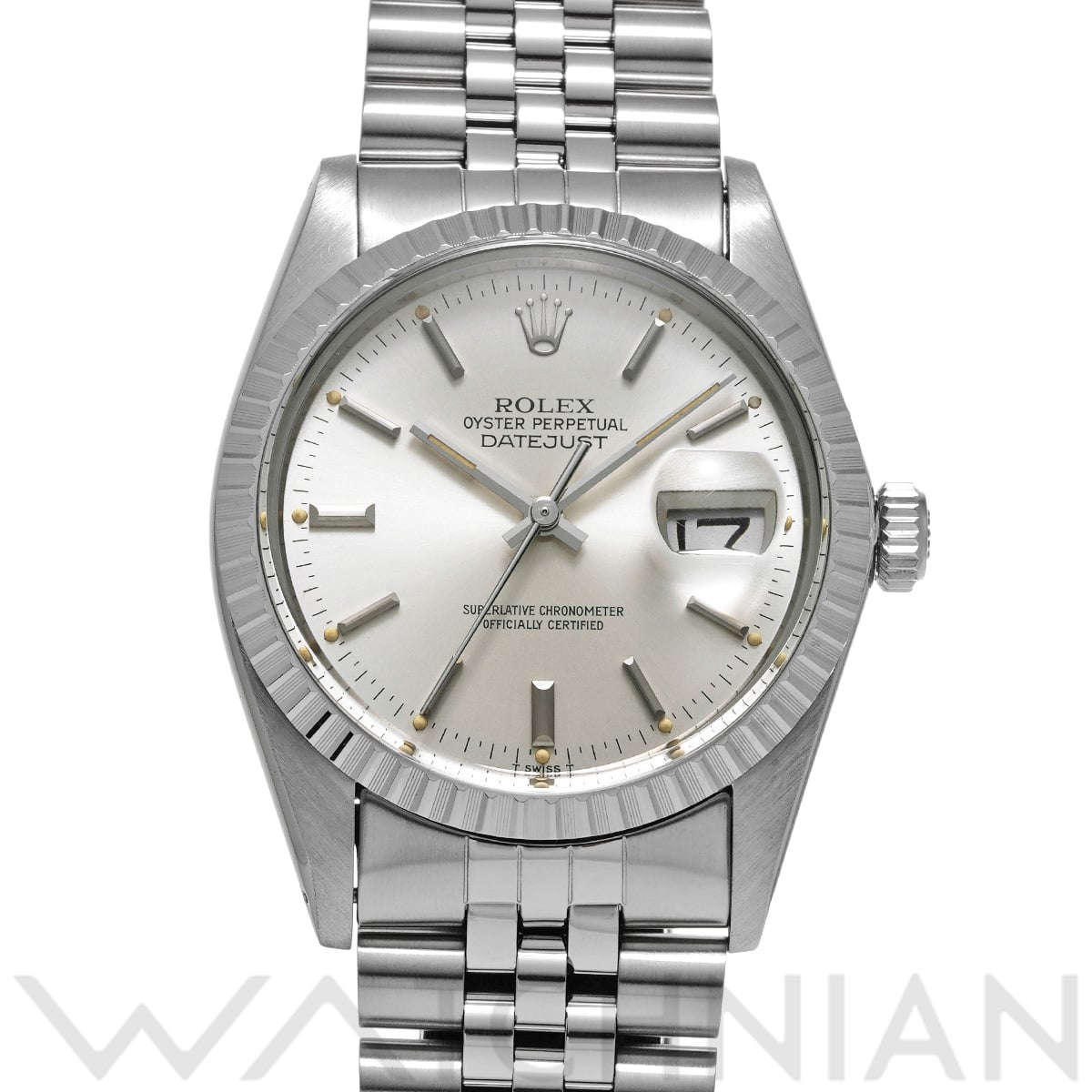 ロレックス デイトジャスト 16030 シルバー メンズ 時計 【中古】【wristwatch】