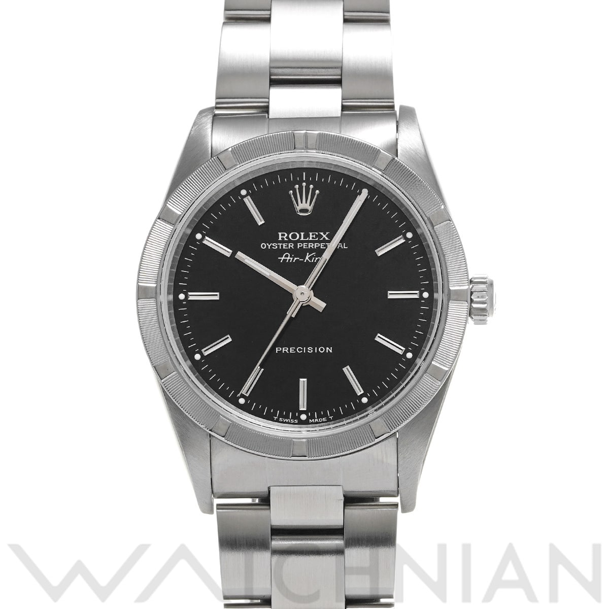 ロレックス エアキング 14010 ブラック メンズ 時計 【中古】【wristwatch】