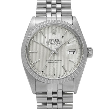 ロレックス デイトジャスト 16030 シルバータペストリー メンズ 時計 【中古】【wristwatch】