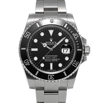 ロレックス サブマリーナ デイト 116610LN ブラック メンズ 時計 【中古】【wristwatch】