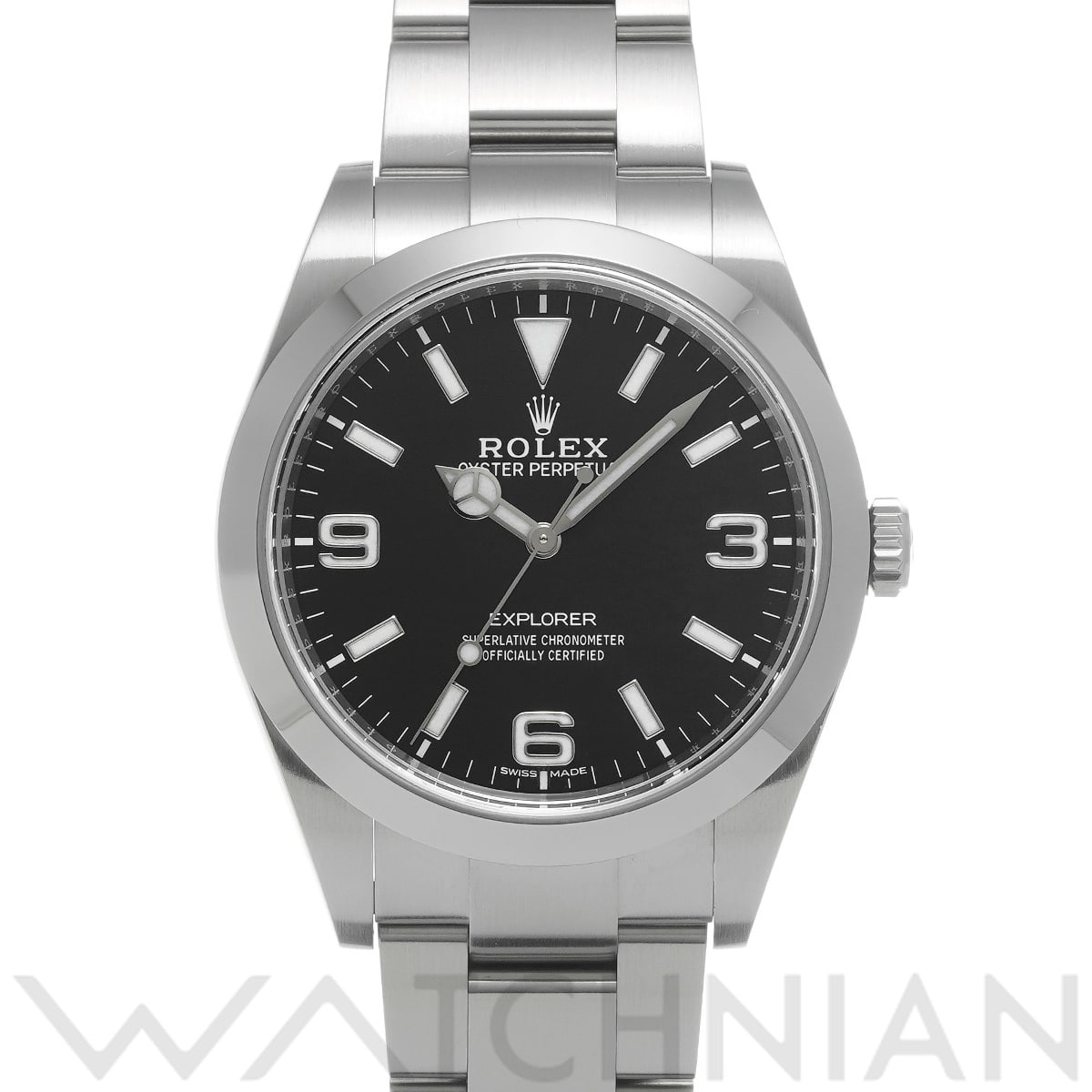 ロレックス エクスプローラー 214270 ブラック メンズ 時計 【中古】【wristwatch】