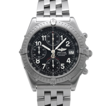 ブライトリング クロノマット ブラックバード A13350 ブラック メンズ 時計 【中古】【wristwatch】