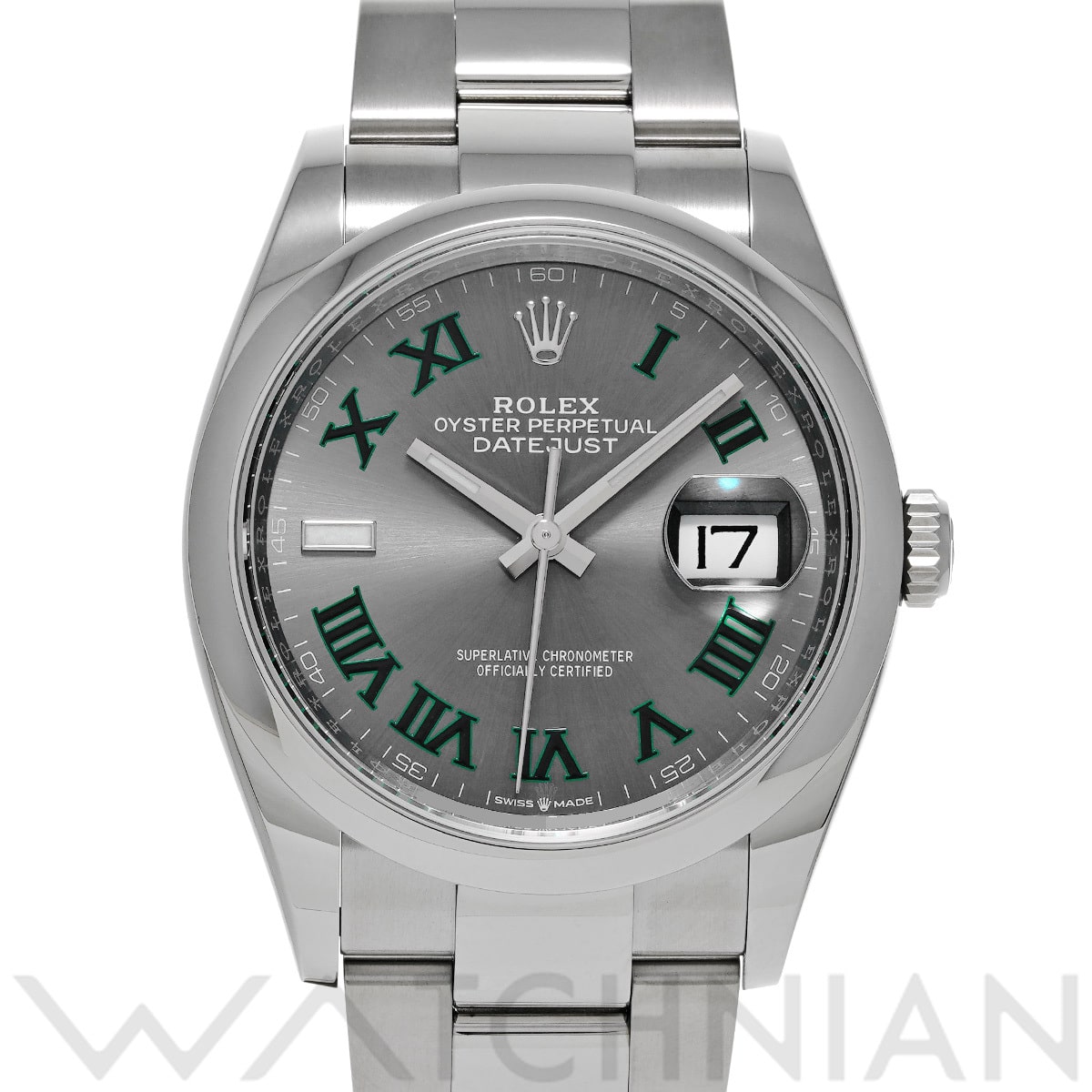 ロレックス デイトジャスト 36 126200 スレート メンズ 時計 【中古】【wristwatch】