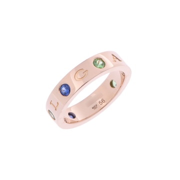 ブルガリ ローマンソルベ リング #56 ゴールド K18ピンクゴールド PG レディース ジュエリー 【中古】【jewelry】