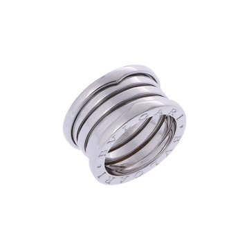 ブルガリ B.ZERO1リング #51 シルバー K18ホワイトゴールド WG レディース ジュエリー 【中古】【jewelry】