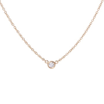 ティファニー バイザヤード ネックレス 1PD ゴールド K18イエローゴールド YG レディース ジュエリー 【中古】【jewelry】