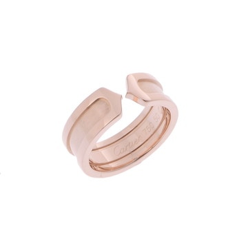 カルティエ C2リング #50 ゴールド B4047250 K18ピンクゴールド PG レディース ジュエリー 【中古】【jewelry】