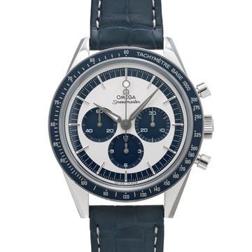 オメガ スピードマスター ムーンウォッチ CK2998 311.33.40.30.02.001 オパーリンシルバー/ブルー メンズ 時計 【中古】【wristwatch】