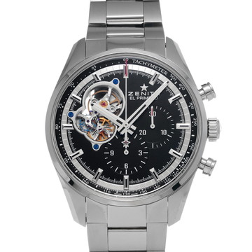 ゼニス クロノマスター エル・プリメロ オープン 03.2040.4061/21.M2040 ブラック メンズ 時計 【中古】【wristwatch】
