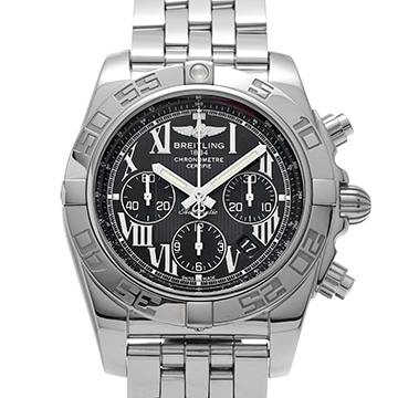 ブライトリング クロノマット 44 AB011012/B956 ブラック メンズ 時計 【中古】【wristwatch】