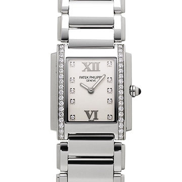 パテック フィリップ トゥエンティ-4 4910/10A-011 オパーリン/ダイヤモンド レディース 時計 【中古】【wristwatch】
