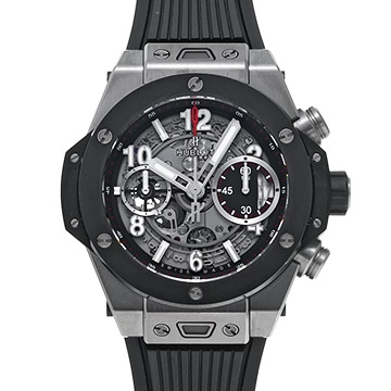 ウブロ ビッグバン ウニコ チタニウム セラミック 441.NM.1170.RX スケルトン メンズ 時計 【中古】【wristwatch】