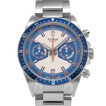 チューダー / チュードル ヘリテージ クロノ 70330B オパライン/ブルー メンズ 時計 【中古】【wristwatch】