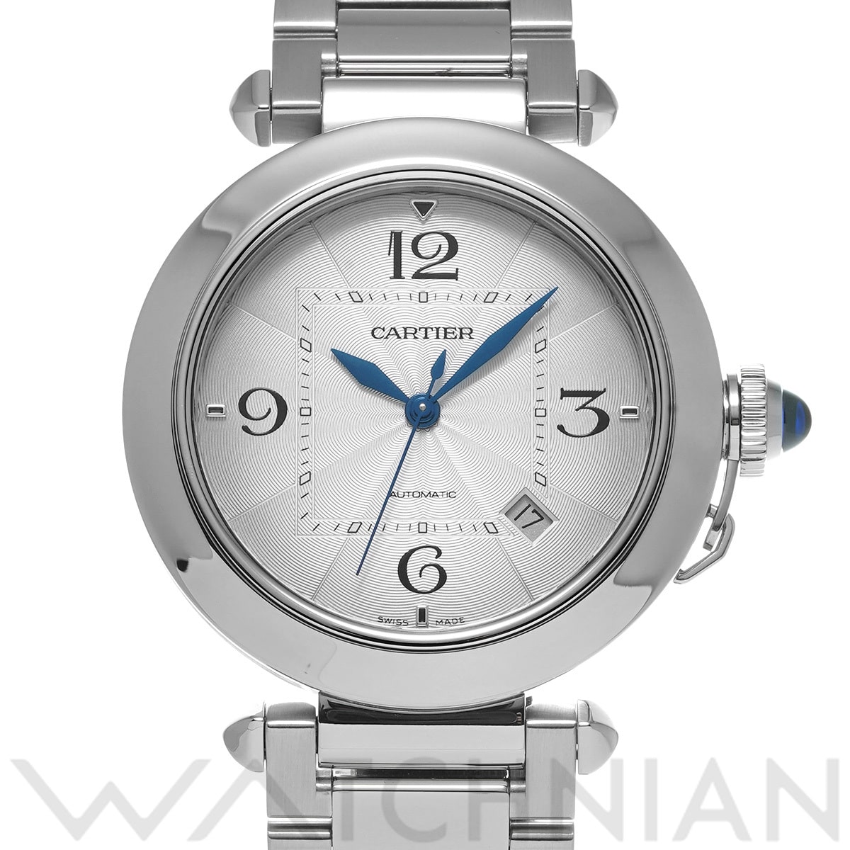 カルティエ パシャ ドゥ カルティエ 41mm WSPA0009 シルバー メンズ 時計 【中古】【wristwatch】