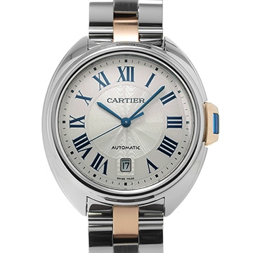 カルティエ クレ ドゥ カルティエ 40ミリ W2CL0002 シルバー メンズ 時計 【中古】【wristwatch】