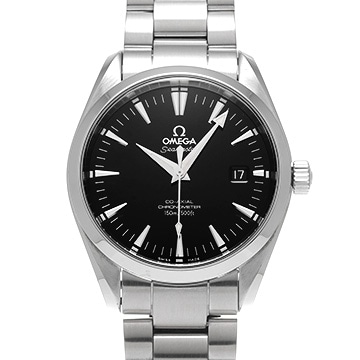 オメガ シーマスター アクアテラ コーアクシャル クロノメーター 2503.50 ブラック メンズ 時計 【中古】【wristwatch】