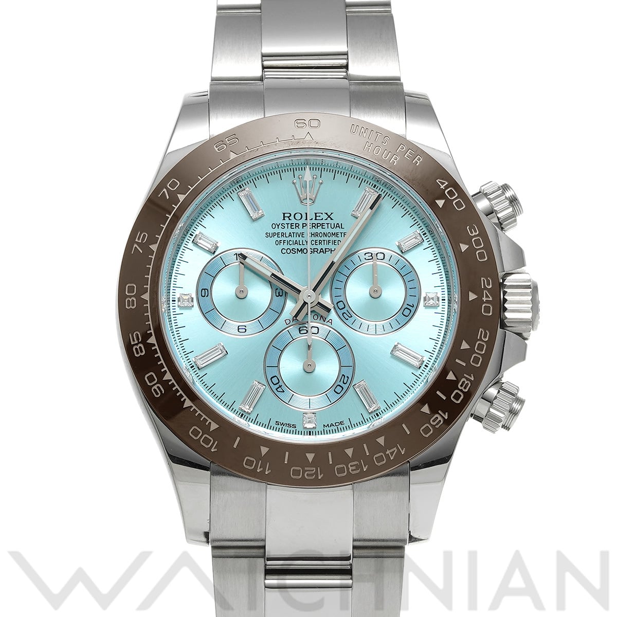 ロレックス コスモグラフ デイトナ 116506A アイスブルー/ダイヤモンド メンズ 時計 【中古】【wristwatch】