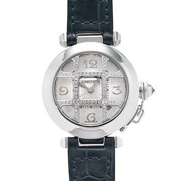 カルティエ パシャ グリッド WJ116136 シルバー/ダイヤモンド ユニセックス 時計 【中古】【wristwatch】