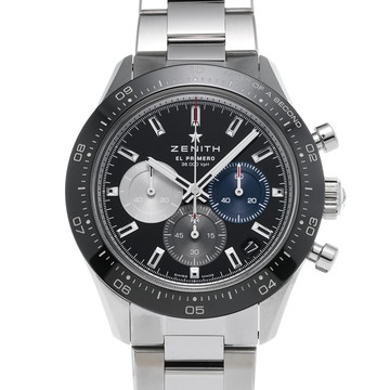 ゼニス クロノマスター エル・プリメロ スポーツ 03.3100.3600/21.M3100 ブラックラッカー メンズ 時計 【中古】【wristwatch】