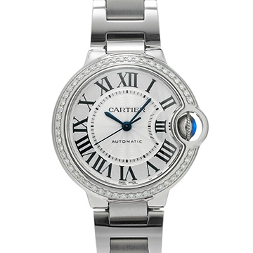 カルティエ バロンブルー ドゥ カルティエ 33mm W4BB0016 シルバー ユニセックス 時計 【中古】【wristwatch】