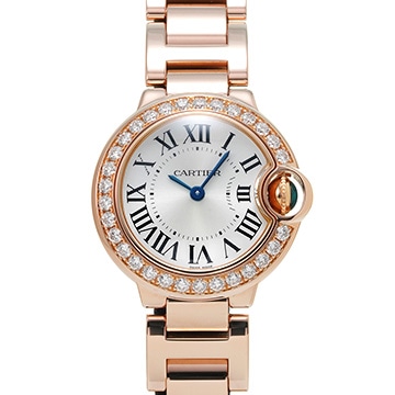 カルティエ バロンブルー ドゥ カルティエ 28mm WE9002Z3 シルバー レディース 時計 【中古】【wristwatch】