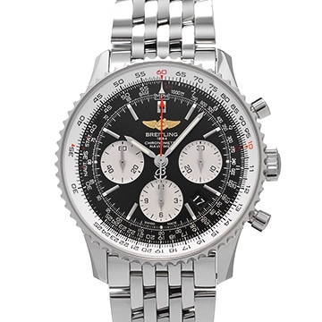 ブライトリング ナビタイマー 01 AB012012/BB01 ブラック/シルバー メンズ 時計 【中古】【wristwatch】