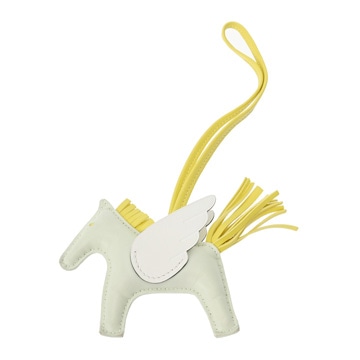 エルメス ロデオ PM ペガサス ヴェールフィズ/ライム/ホワイト アニョーミロ ユニセックス 【中古】【other】