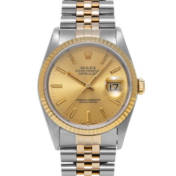 ロレックス デイトジャスト 16233 シャンパン メンズ 時計 【中古】【wristwatch】