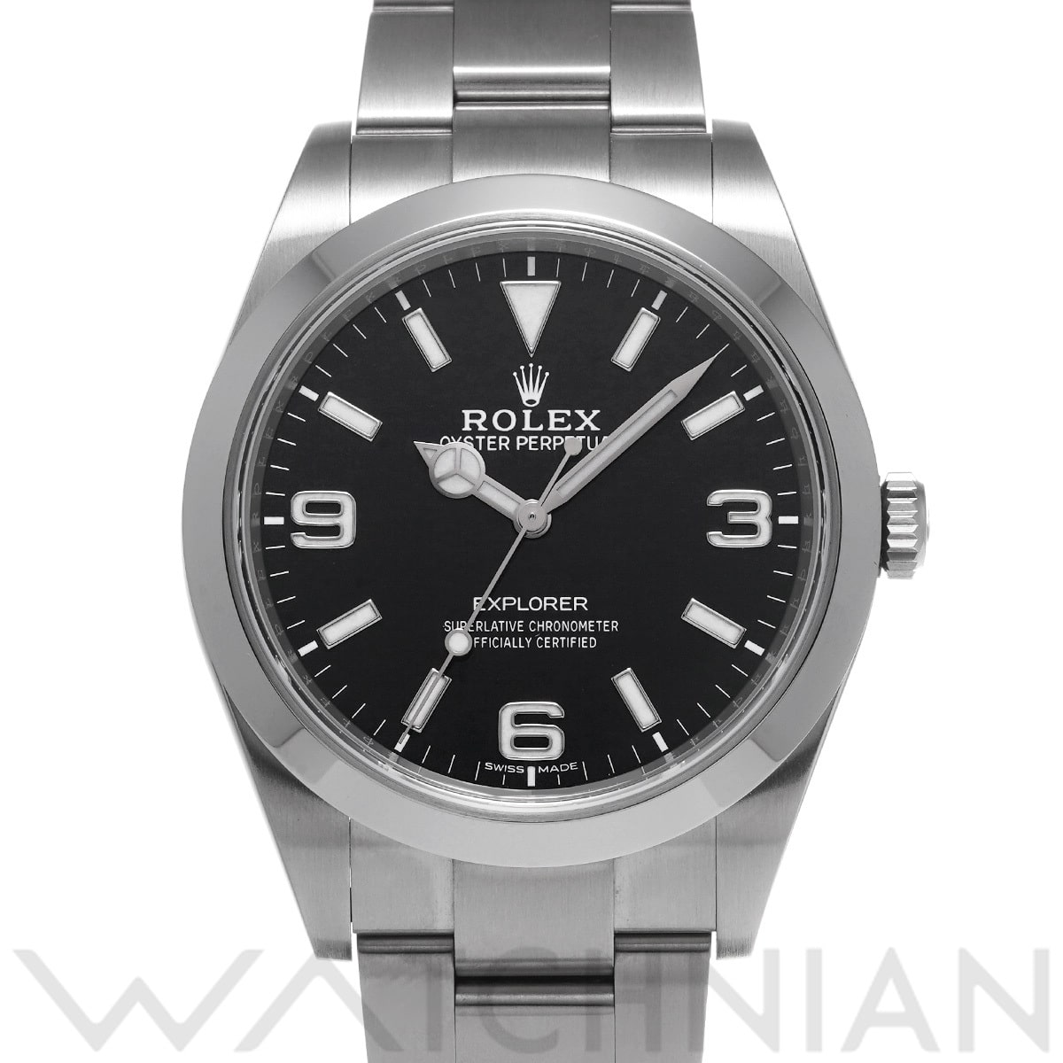 ロレックス エクスプローラー 214270 ブラック メンズ 時計 【中古】【wristwatch】