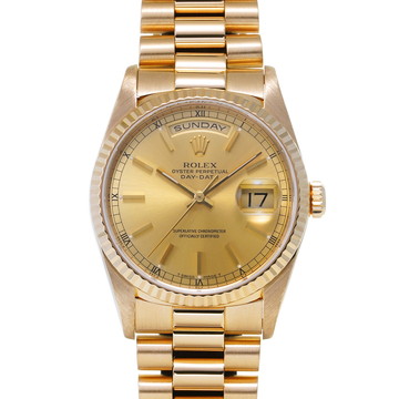 ロレックス デイデイト 18238 シャンパン メンズ 時計 【中古】【wristwatch】