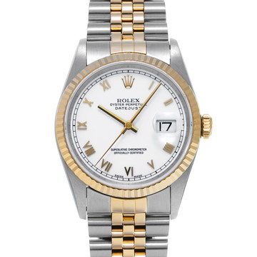 ロレックス デイトジャスト 16233 ホワイト メンズ 時計 【中古】【wristwatch】