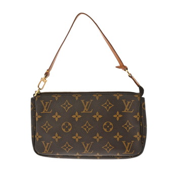 ルイ ヴィトン モノグラム ポシェット アクセソワール ブラウン M51980 モノグラムキャンバス レディース 【中古】【bag】